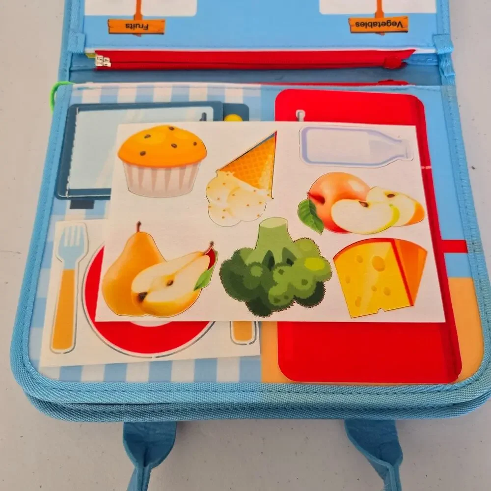 Dessa Lifestyle Busy Board Learning Motor Skills Dinosaur Blue 3+ New